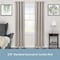 Kenney Mfg Kenney Rachel 5/8" Standard Decorative Window Curtain Rod, 28-48", Antique White KN71604V1 - alternate 5